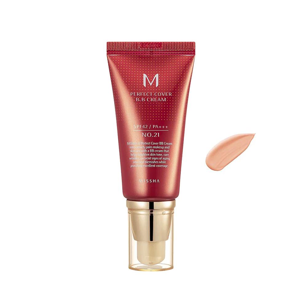 Missha M Perfect Cover BB Cream SPF 42 NO 21 Light Beige 50ML
