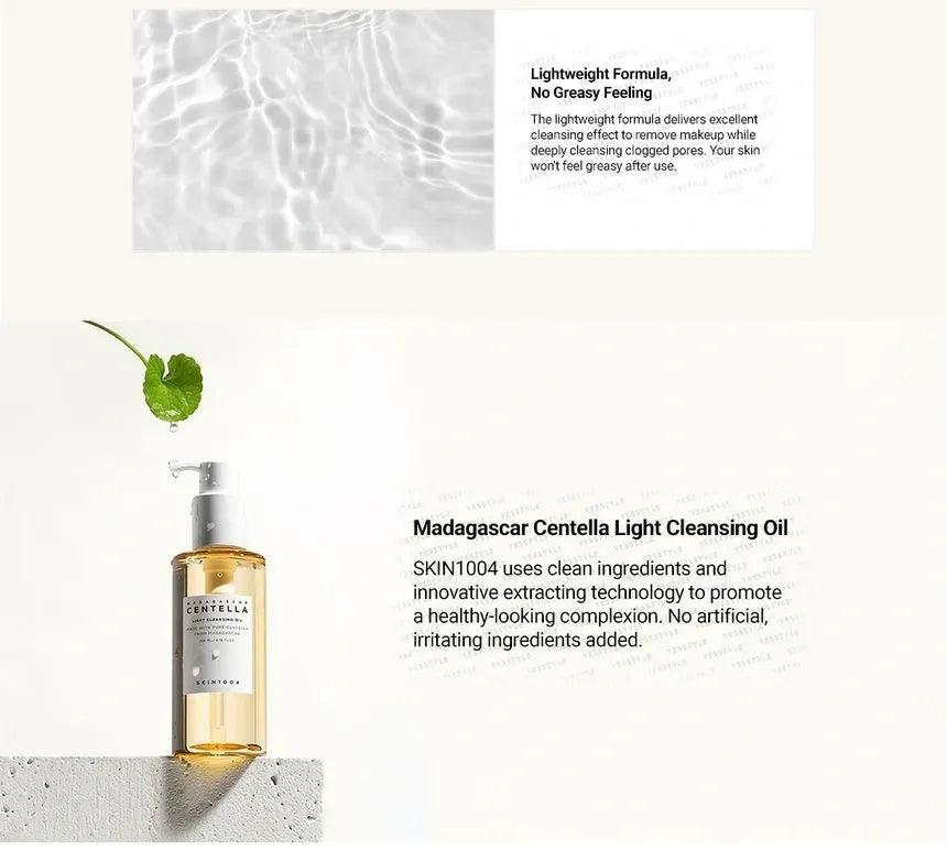 SKIN1004 Madagascar Centella Light Cleansing Oil 200ML